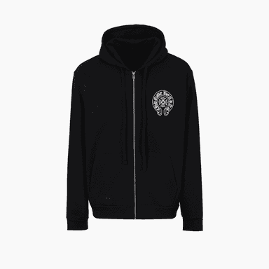 크롬하츠 홀스슈 플리스 오사카 후드집업 CH HORSESHOE FLEECE OSAKA HZU BK