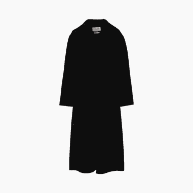 막스마라 위크엔드 OPEROSO 울 벨티드 블랙 코트 2625016011600 005