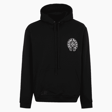 크롬하츠 홀스슈 뉴욕 블랙 후드티 CH Horseshoe Hoodie Black - New York Exclusive